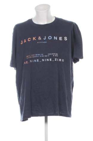Męski T-shirt Jack & Jones, Rozmiar 4XL, Kolor Niebieski, Cena 52,99 zł, #137862574