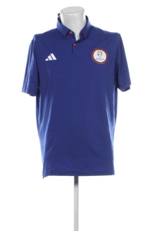 Herren T-Shirt Adidas, Größe L, Farbe Blau, Preis € 32,00, #137866386