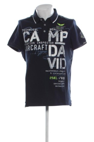 Мъжка тениска Camp David, Размер L, Цвят Син, Цена 23,93 €, #137867942