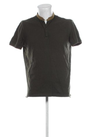 Мъжка тениска Massimo Dutti, Размер M, Цвят Зелен, Цена 24,57 €, #137869487