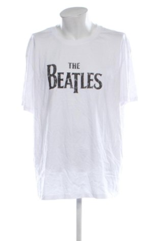 Męski T-shirt The Beatles, Rozmiar 3XL, Kolor Biały, Cena 47,99 zł, #137869623