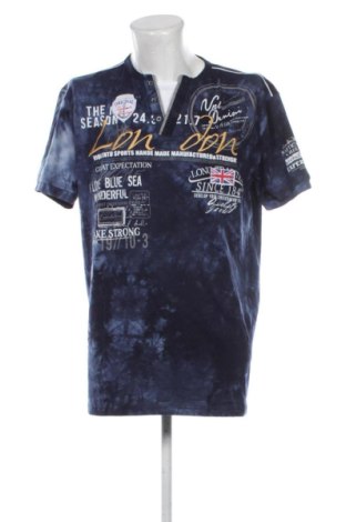 Ανδρικό t-shirt Violento, Μέγεθος 4XL, Χρώμα Μπλέ, Τιμή 11,99 €, #137870929