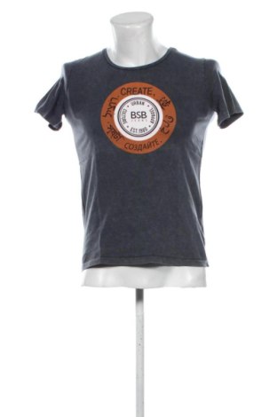 Męski T-shirt BSB, Rozmiar S, Kolor Szary, Cena 53,23 zł, #137889646