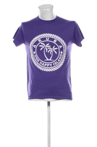 Męski T-shirt Gildan, Rozmiar S, Kolor Fioletowy, Cena 50,80 zł, #137891694