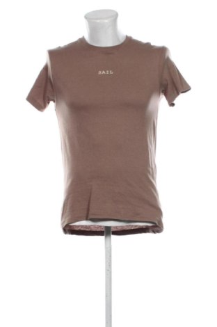 Męski T-shirt Sinsay, Rozmiar M, Kolor Brązowy, Cena 41,13 zł, #137892743
