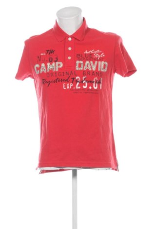 Męski T-shirt Camp David, Rozmiar M, Kolor Czerwony, Cena 105,84 zł, #137897757