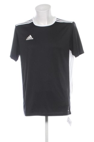 Męski T-shirt Adidas, Rozmiar L, Kolor Czarny, Cena 62,99 zł, #137839718