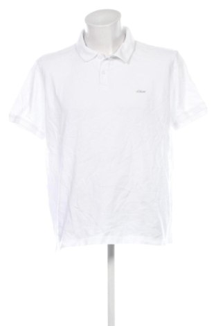 Męski T-shirt S.Oliver, Rozmiar XXL, Kolor Biały, Cena 68,99 zł, #137859328