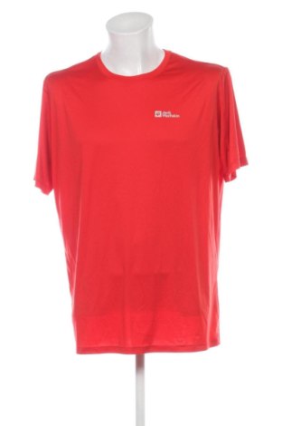Herren T-Shirt Jack Wolfskin, Größe XXL, Farbe Rot, Preis € 19,99, #137860239