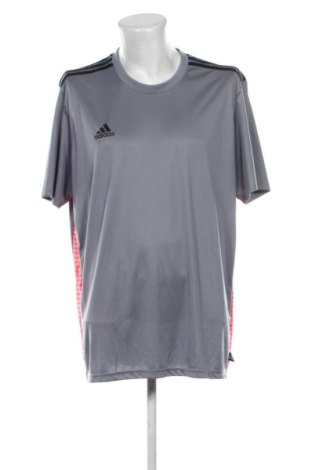 Herren T-Shirt Adidas, Größe XXL, Farbe Grau, Preis € 20,99, #137861034