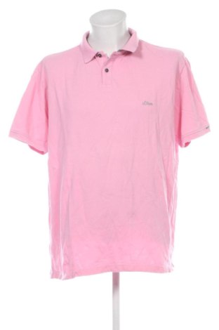 Męski T-shirt S.Oliver, Rozmiar 3XL, Kolor Różowy, Cena 46,99 zł, #137861283