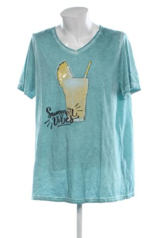Męski T-shirt Ulla Popken, Rozmiar XXL, Kolor Zielony, Cena 44,99 zł, #137863807