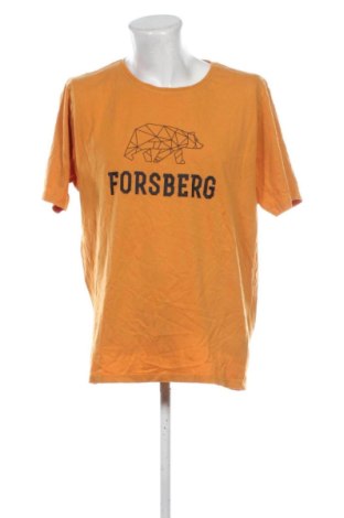 Męski T-shirt FORSBERG, Rozmiar 3XL, Kolor Pomarańczowy, Cena 34,99 zł, #137864627