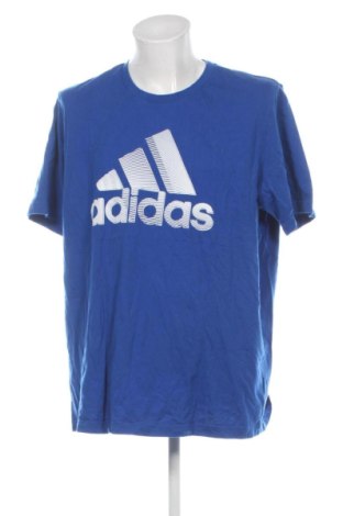 Мъжка тениска Adidas, Размер XXL, Цвят Син, Цена 25,56 €, #137865255
