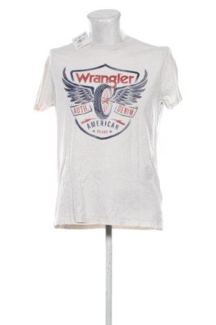 Męski T-shirt Wrangler, Rozmiar L, Kolor ecru, Cena 84,67 zł, #137882707