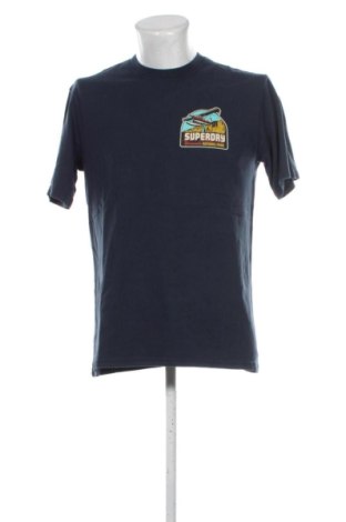 Męski T-shirt Superdry, Rozmiar S, Kolor Niebieski, Cena 93,14 zł, #137891073