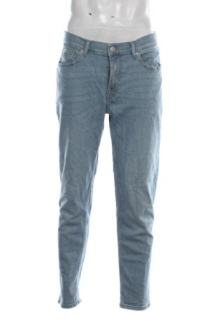 Męskie jeansy Zara, Rozmiar L, Kolor Niebieski, Cena 62,99 zł, #137848444