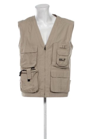 Męska kamizelka Jack Wolfskin, Rozmiar L, Kolor Beżowy, Cena 135,47 zł, #137896427