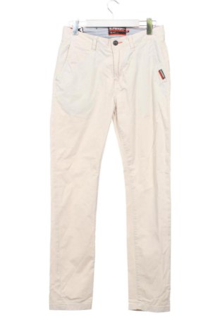 Męskie spodnie Superdry, Rozmiar S, Kolor Beżowy, Cena 111,99 zł, #137852761