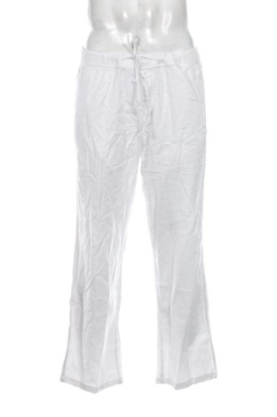 Мъжки панталон H&M, Размер L, Цвят Бял, Цена 20,00 €, #137823756