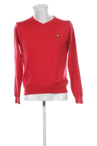 Мъжки пуловер Lyle & Scott, Размер L, Цвят Червен, Цена 42,75 €, #137864329