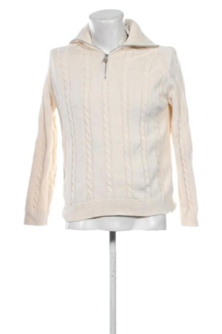 Męski sweter Zara, Rozmiar S, Kolor ecru, Cena 105,84 zł, #137889593