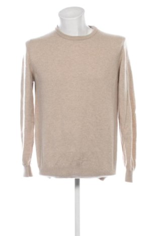 Męski sweter Teodor, Rozmiar L, Kolor Beżowy, Cena 105,84 zł, #137900957