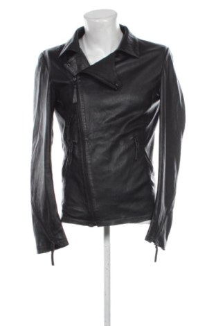 Geacă de piele pentru bărbati Unbranded, Mărime M, Culoare Negru, Preț 361,61 Lei, #137883903