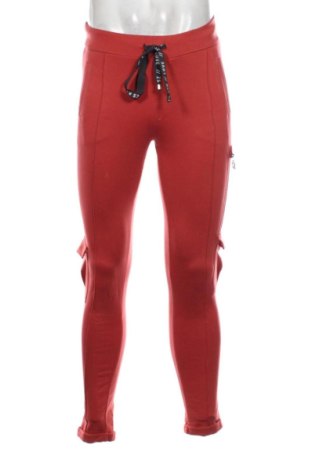 Pantaloni trening de bărbați Unbranded, Mărime S, Culoare Roșu, Preț 77,89 Lei, #137880898