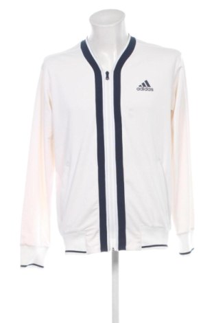 Herren Sportoberteil Adidas, Größe M, Farbe Weiß, Preis 31,99 €, #137852440
