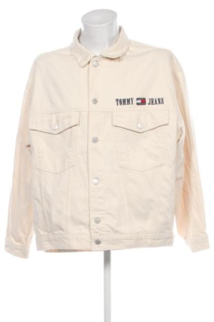 Herrenjacke Tommy Jeans, Größe L, Farbe Ecru, Preis € 114,99, #137847123