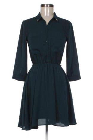 Sukienka Bershka, Rozmiar S, Kolor Zielony, Cena 84,69 zł, #137863588