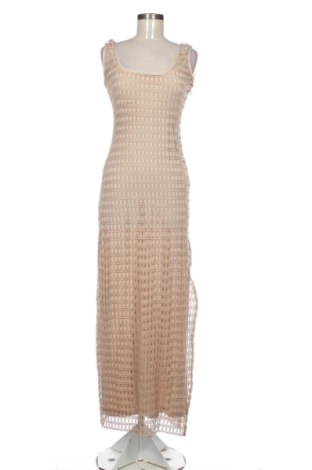 Kleid Joy Miss, Größe L, Farbe Beige, Preis 20,00 €, #137887461