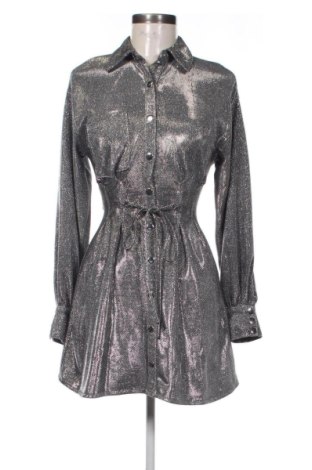 Sukienka Bershka, Rozmiar XS, Kolor Srebrzysty, Cena 84,67 zł, #137898982