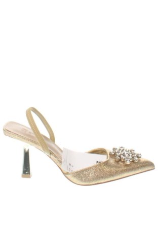 Sandale H&M, Mărime 38, Culoare Auriu, Preț 194,22 Lei, #137844180