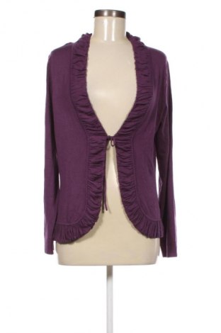 Damen Strickjacke Oui, Größe M, Farbe Lila, Preis € 4,99