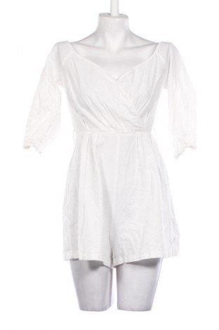 Dámská krátká kombinéza  Boohoo, Velikost S, Barva Bílá, Cena  159,00 Kč