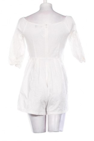 Dámská krátká kombinéza  Boohoo, Velikost S, Barva Bílá, Cena  159,00 Kč