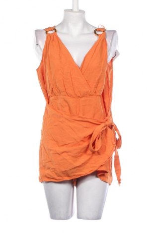Kurzer Damenoverall Zara, Größe XL, Farbe Orange, Preis 11,99 €