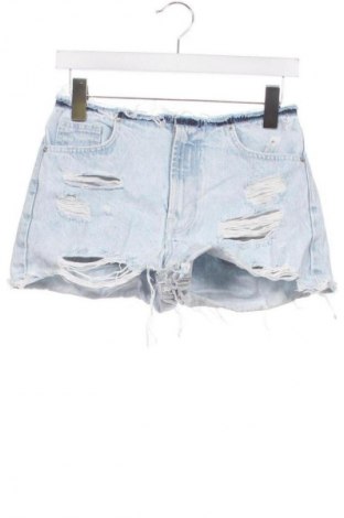 Γυναικείο κοντό παντελόνι Bershka, Μέγεθος XS, Χρώμα Μπλέ, Τιμή 5,99 €
