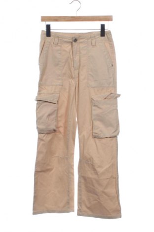 Dámské kalhoty  Bershka, Velikost XS, Barva Béžová, Cena  571,00 Kč