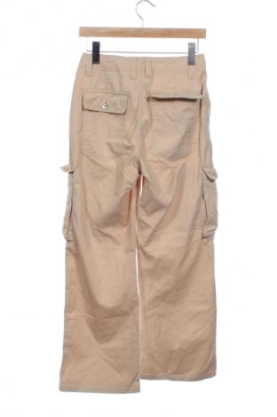 Dámské kalhoty  Bershka, Velikost XS, Barva Béžová, Cena  571,00 Kč