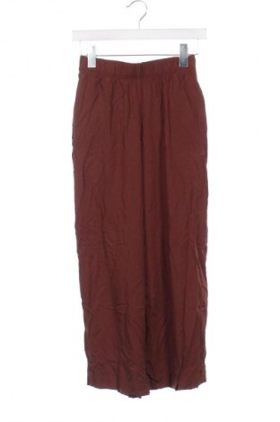 Dámské kalhoty  H&M, Velikost XS, Barva Hnědá, Cena  89,00 Kč