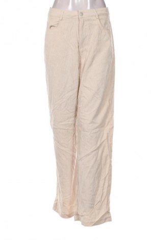 Pantaloni de femei SHEIN, Mărime M, Culoare Ecru, Preț 24,99 Lei