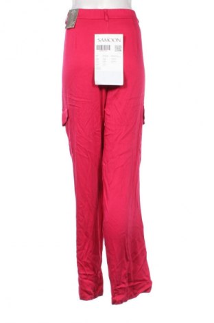 Γυναικείο παντελόνι Samoon, Μέγεθος XL, Χρώμα Ρόζ , Τιμή 5,99 €