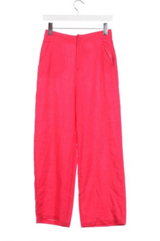 Dámské kalhoty  Sinsay, Velikost XS, Barva Růžová, Cena  79,00 Kč
