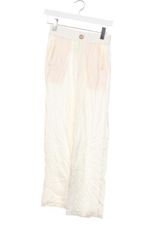 Damskie spodnie Stradivarius, Rozmiar XS, Kolor Biały, Cena 16,99 zł