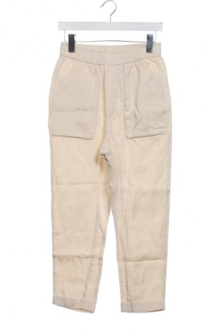 Damskie spodnie Zara, Rozmiar XS, Kolor ecru, Cena 45,98 zł
