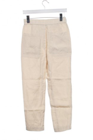 Damskie spodnie Zara, Rozmiar XS, Kolor ecru, Cena 45,98 zł