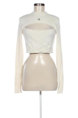 Női pulóver Calvin Klein Jeans, Méret L, Szín Ekrü
, Ár 13 679 Ft